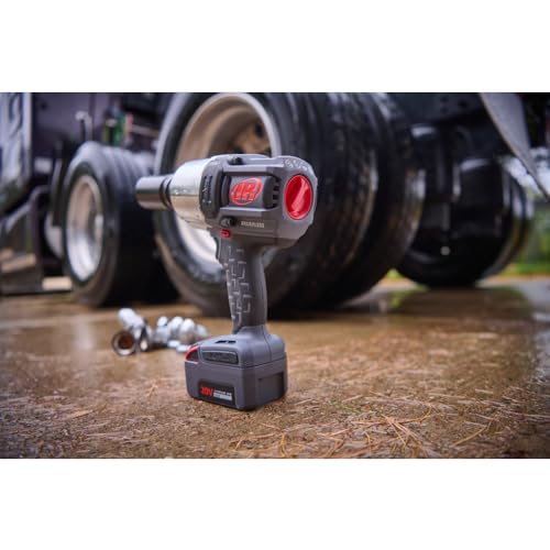 Ingersoll Rand W8191-K2 1" 20V Cordless Impact Wrench 2 Battery Kit, 2000 ft-lb Torque, Friction Ring Thru-hole, Pistol