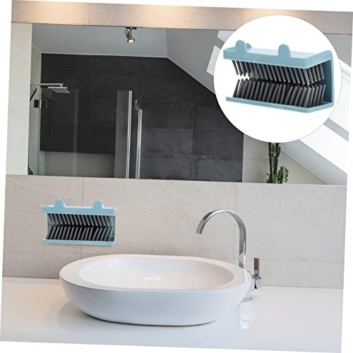 UKCOCO Hair Catcher Hair Shower Catcher Bathroom Hair Hair Grabber for Shower Wall Shower Catcher for Hair Bathroom Hair Collector Bathtub Accessories Hair Collector for Bathroom, 7.5X4.1X3.2CM, Blue