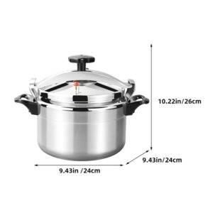 ABOOFAN Aluminum Pressure Cooker, 7L Pressure Canner Release Valve Aluminum Canning Pot Cooker Pot Stove Top Instant Fast Cooking Pot