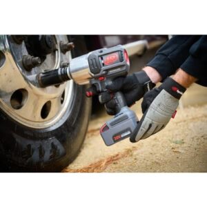 Ingersoll Rand W8191-K2 1" 20V Cordless Impact Wrench 2 Battery Kit, 2000 ft-lb Torque, Friction Ring Thru-hole, Pistol