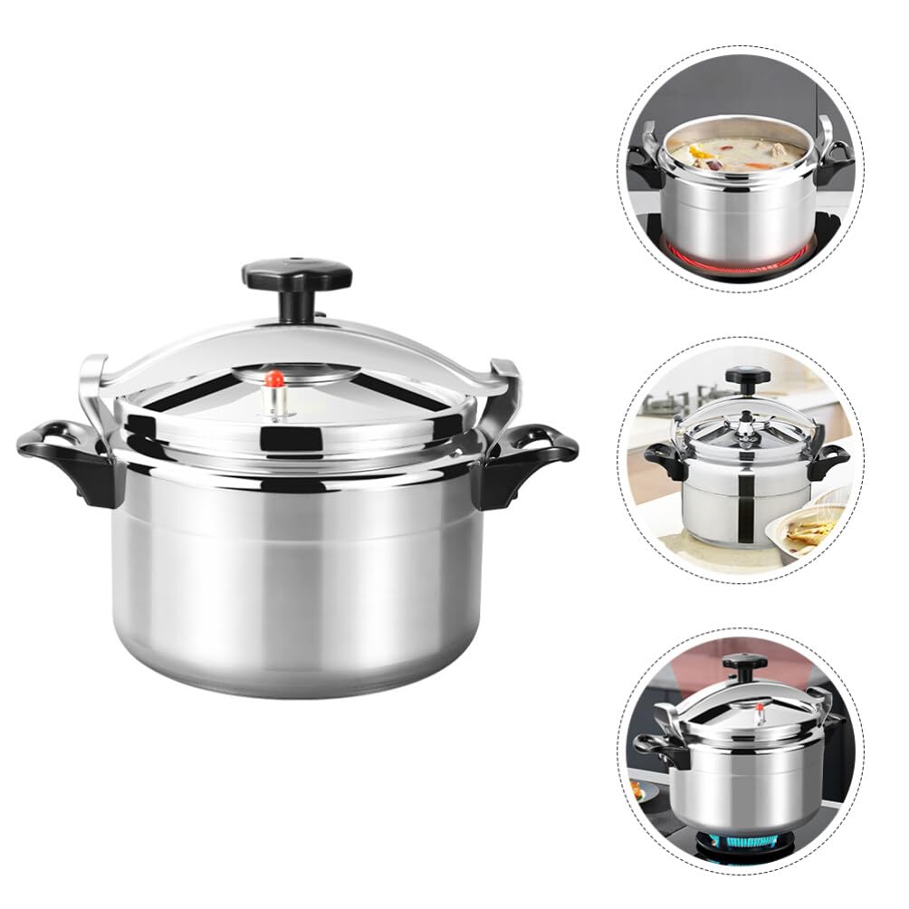 ABOOFAN Aluminum Pressure Cooker, 7L Pressure Canner Release Valve Aluminum Canning Pot Cooker Pot Stove Top Instant Fast Cooking Pot