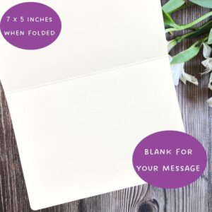 Swimming Coach Appreciation Card (7X5 Inches and Blank Inside for All Occasions) for Swim Birthday, Thank You, Invitation, Graduation, or Congratulations - 681