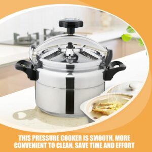 ABOOFAN Aluminum Pressure Cooker, 7L Pressure Canner Release Valve Aluminum Canning Pot Cooker Pot Stove Top Instant Fast Cooking Pot