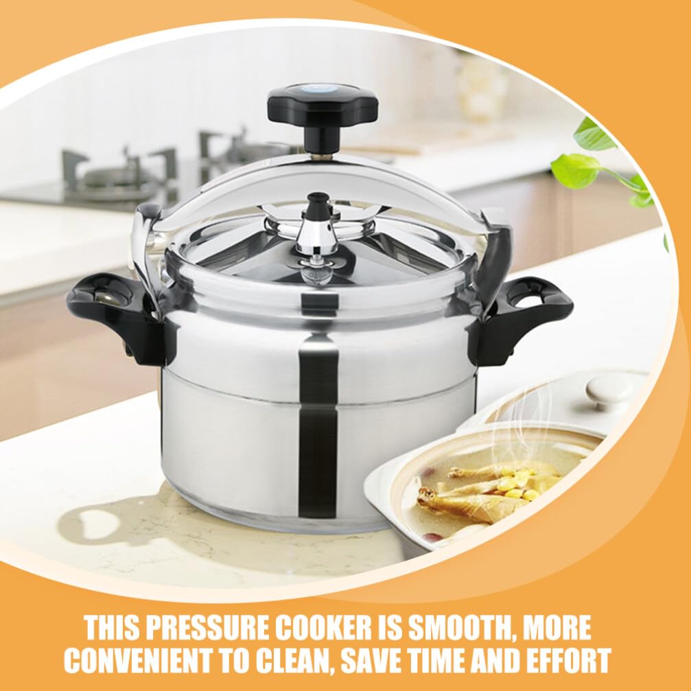 ABOOFAN Aluminum Pressure Cooker, 7L Pressure Canner Release Valve Aluminum Canning Pot Cooker Pot Stove Top Instant Fast Cooking Pot