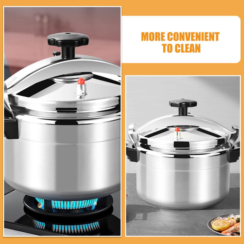 ABOOFAN Aluminum Pressure Cooker, 7L Pressure Canner Release Valve Aluminum Canning Pot Cooker Pot Stove Top Instant Fast Cooking Pot