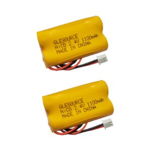 XUNTU 2.4V 1100mAh Exit Sign Battery Replacement for Exitronix 10010036 Lithonia 10010034 Interstate NIC1394 BEL-179 Exit Sign Emergency Light (4 Pack)