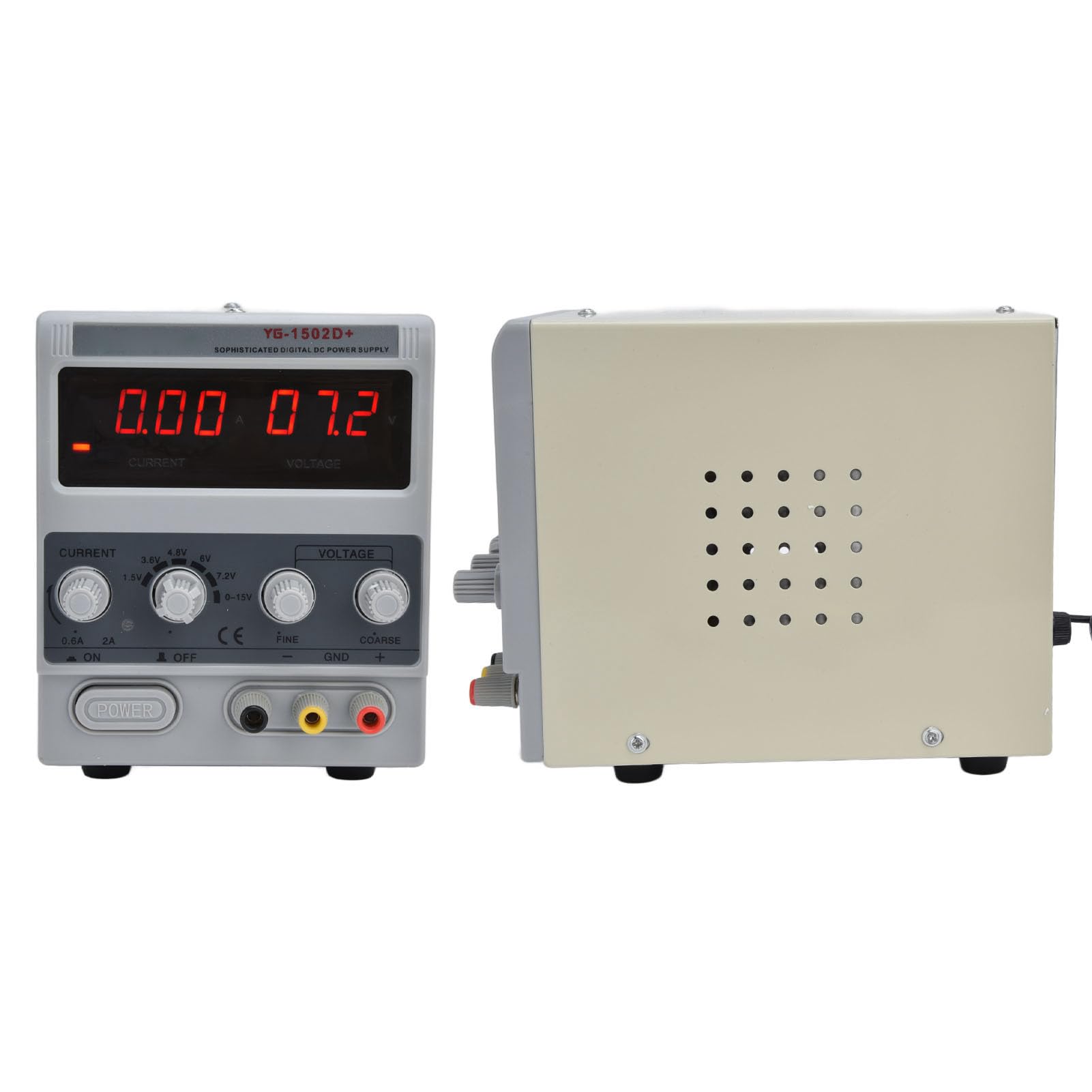 Hilitand Adjust DC Power Supply 0 15V 0 2A 1502D Digital Display Overcurrent High Accuracy for Laboratory Testing Repairing (US Standard (110V)), Hilitandzpac6fh4be-13