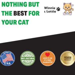 Winnie & Lottie Natural Antibiotics for Cats | Cat Antibiotics | Cat Antibiotic | Pet Antibiotics | Cat Immune Support | Antibiotic for Cats | Cat Multivitamin | Cat UTI Antibiotics | 1 fl oz