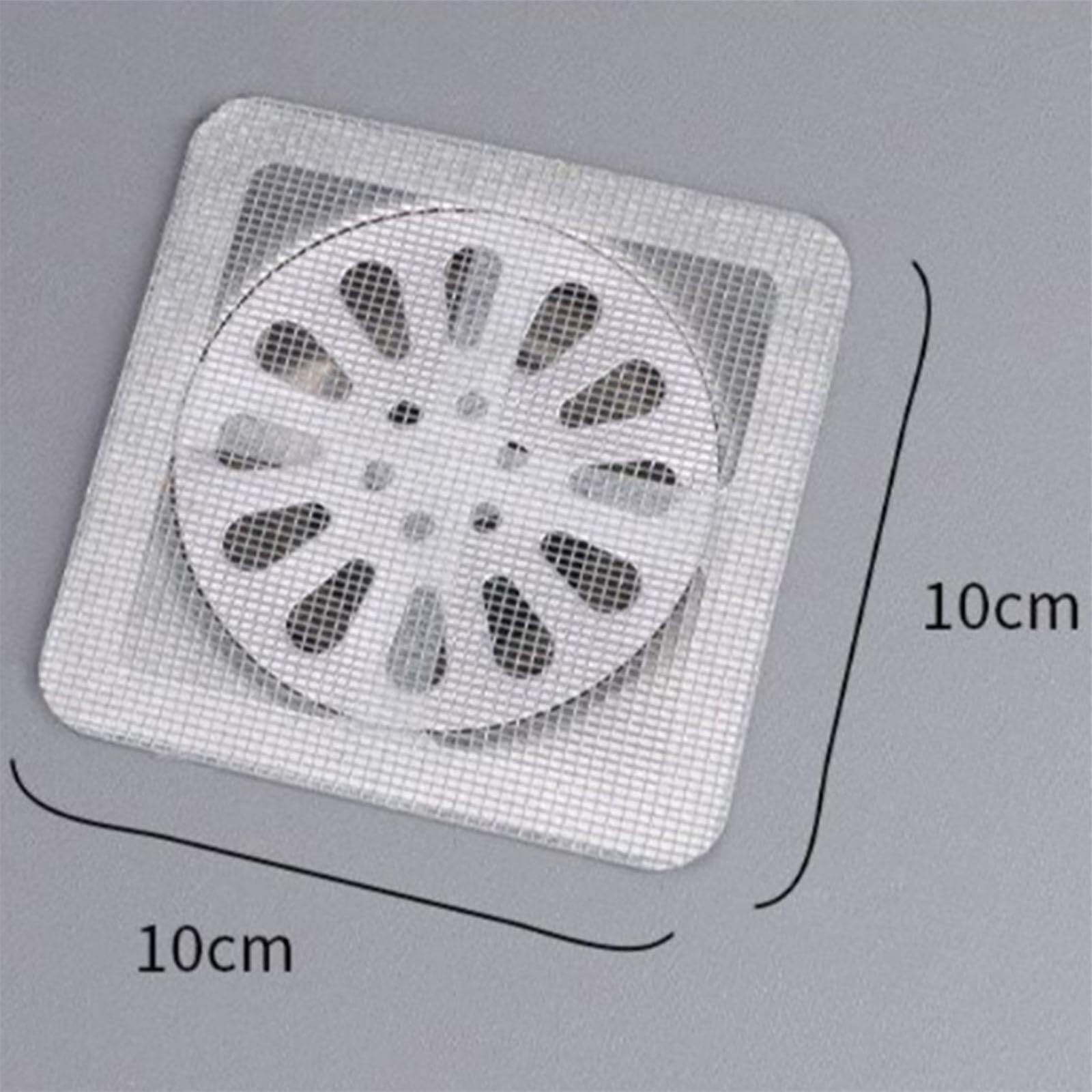 Floor Drain Sticker, 4" X 4"Disposable Floor Drain Sticker 30 PCS/Set, Disposable Shower Drain Hair Catcher Mesh Stickers, Shower Drain Hair Catcher Sticker, Shower Floor Drain Cover Square