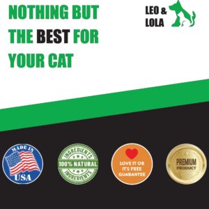 Leo & Lola Constipation Relief for Cats - Cat Constipation Relief - Cat Laxative - Cat Laxative Constipation Relief - Constipation Relief for Cat - Cat Stool Softener - 1 oz - Chicken Flavor