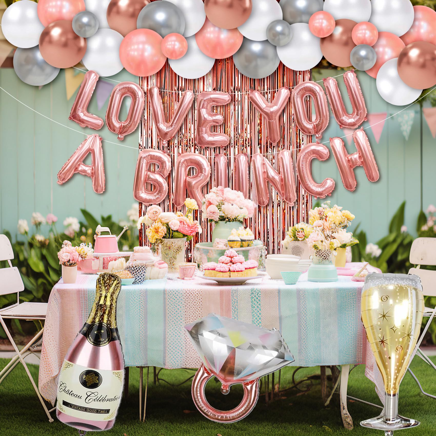 Brunch Party Decorations Birthday Brunch Decorations Bridal Shower Brunch Decorations Valentines Brunch Love You A Brunch Balloons Banner Bachelorette Party Decorations Decor