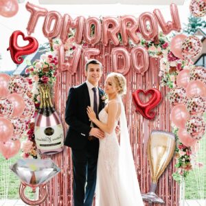 Wedding Rehearsal Dinner Decorations Rehearsal Dinner Decor One Day Away The Night Before Wedding Rehearsal Decorations Tomorrow We Do Balloons Banner Bridal Shower Engagement Wedding Rehearsal Decor