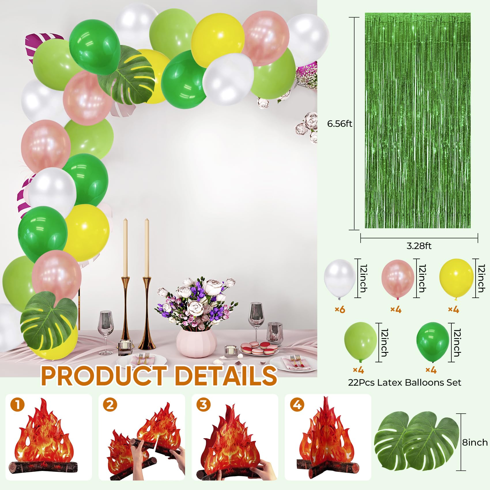 Lets Get Wild Banner Balloons Jungle Theme Bachelorette Party Decorations Kit Safari Bachelorette Party Photo Backdrop bridal Shower Decor Bachelorette Balloons Decor Balloon Banners