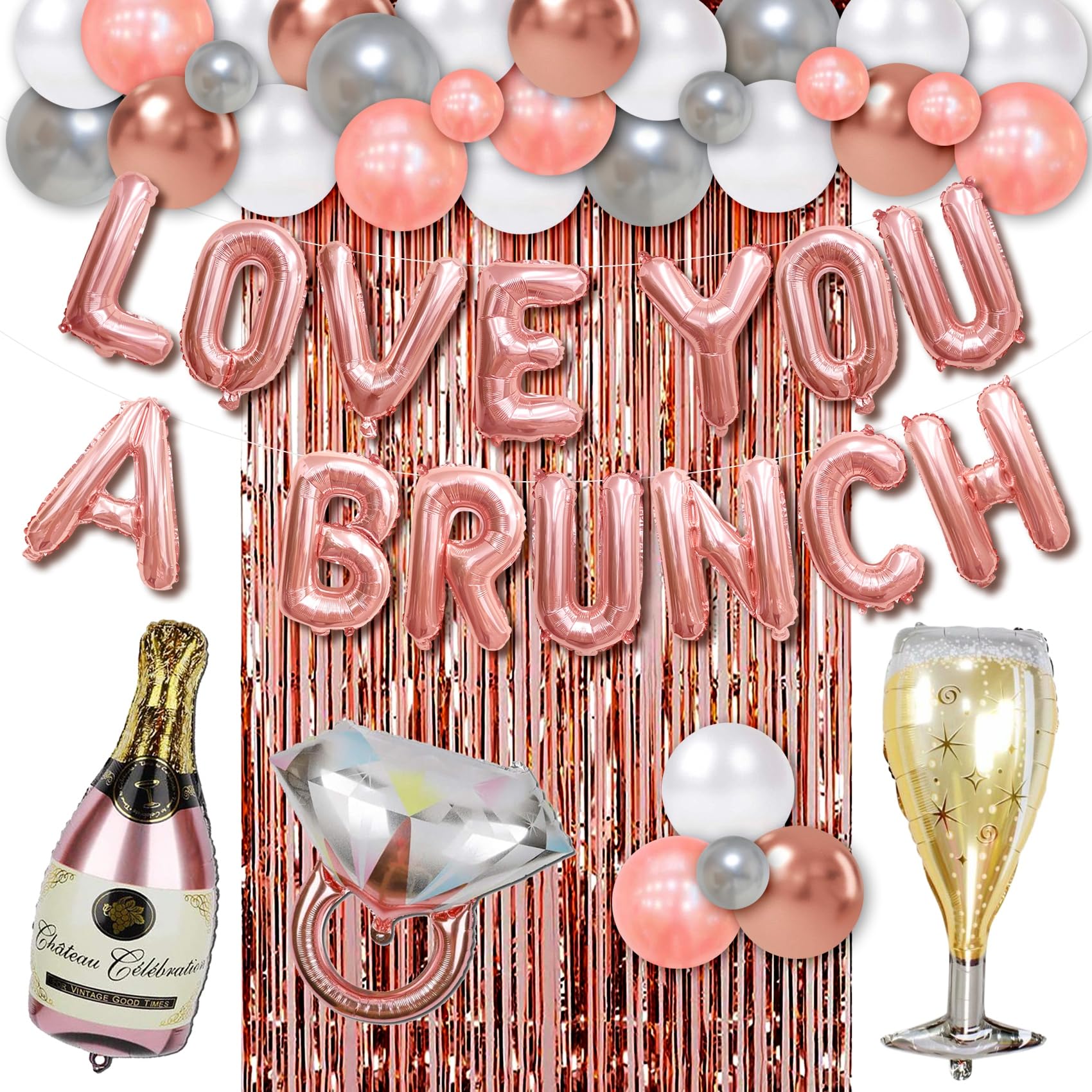 Brunch Party Decorations Birthday Brunch Decorations Bridal Shower Brunch Decorations Valentines Brunch Love You A Brunch Balloons Banner Bachelorette Party Decorations Decor