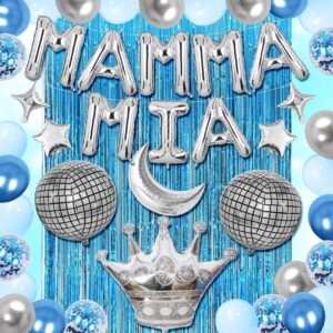 Mamma Mia Party Decorations Dancing Queen Party Decorations 17 Mamma Mia Balloons Banner Disco Mamma Mia Birthday Party Decoration Mamma Mia Bachelorette Party Decoration For Bridal Shower Wedding