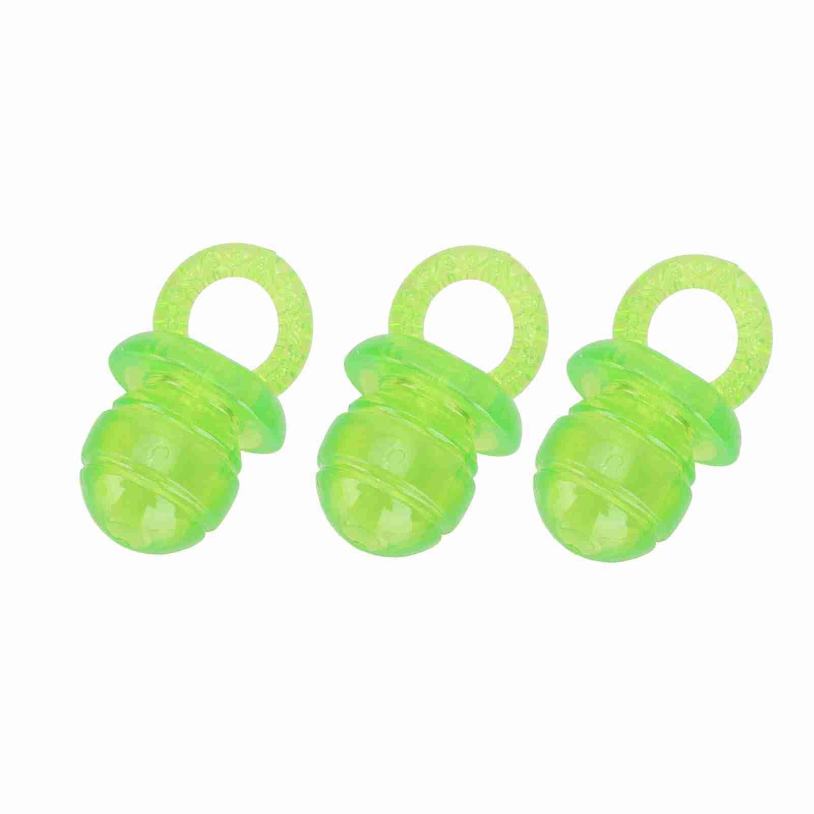 ZJchao Red Dog Pacifier Toy, 5Pcs Pet Teething Sounding Chew Toy for Aggressive Chewers (Green)