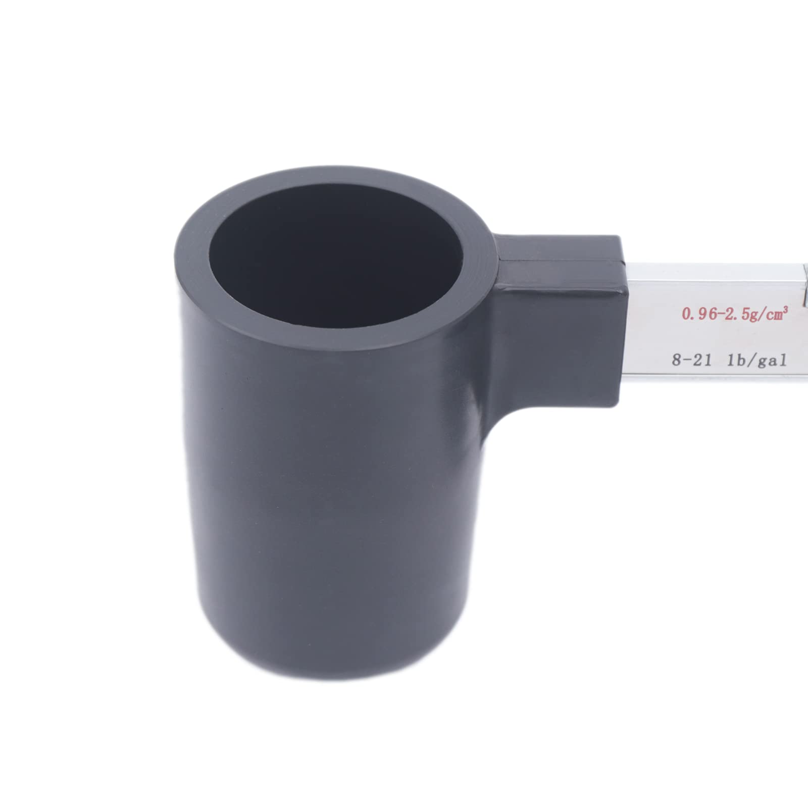 Mud Hydrometer Scales, Double Scales Liquid Densimeter Gravity Balance Hydrometer with Measuring Range 0.96-2.5g/cm³ Measuring Accuracy 0.01g/cm³ Mud Test Tool Used for Liquid Density Analysis