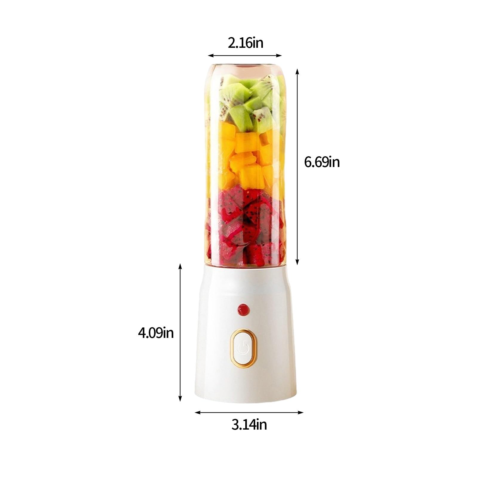 40w Portable Blender, 15.22oz Blender For Shakes And Fruit, Smoothie Blender Usb Rechargeable With 10 Blades, Personal Blender For Making Shakes And Sorbet, Small Blender, Smoothie Maker