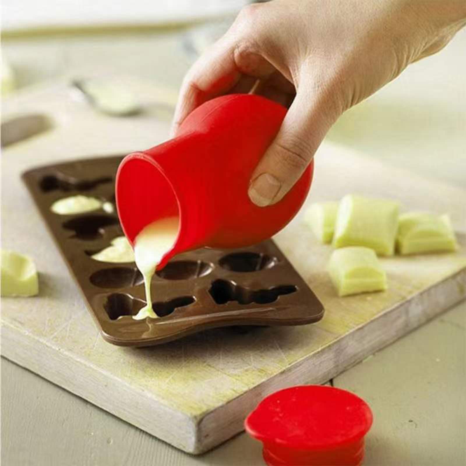 Chocolate Melting Pots Silicone Chocolate Melters Microwave Safe Butter Cheese Candy Sauce Melter Melting Chocolate Silicone Chocolate Melting