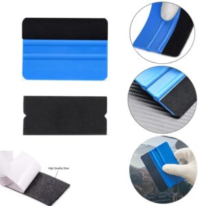 LZLRUN 10 PCS Automotive Vinyl Film Tool Kit, Window Film Installation Tools Wrap Squeegee Wallpaper Smoothing Tool Felt Squeegee Hard Scraper Vinyl Trimming Tool for Car Wrapping Installation