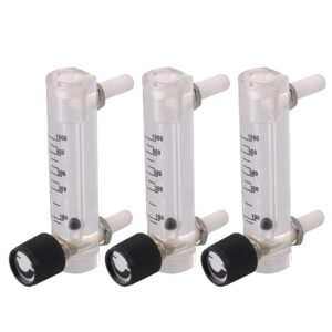 cnbtr lzm-6 flow meter 100-1000ml/min for oxygen gas air flow control detect pack of 3