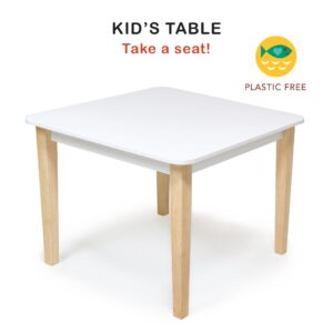 Mentari Toys - Kid’s Table - Wooden Easy Clean Table - Children’s Playroom, Classroom Furniture - Sturdy Table for Play and Learning - Age 3+