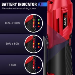 Cordless Electric Ratchet Wrench Set, 3/8" Ratchet Wrench, 12V Power Ratchet Driver with Fast Charger and 300 RPM Speed, 7 Sockets Cordless Ratchet Set with 2*1500 mAh Batteries for Table, Bike, DIY