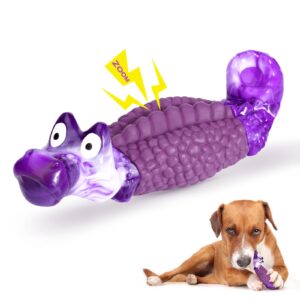 hgb squeaky dog toys for aggressive chewers, tough indestructible dog chew toys for large medium dogs, interactive dog toys to keep them busy, heavy duty dog toys for boredom, bacon flavor