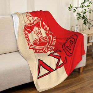 wintivara super soft flannel sorority blanket for women - 50x40 inch positive throw, ideal gift for girls, 89888