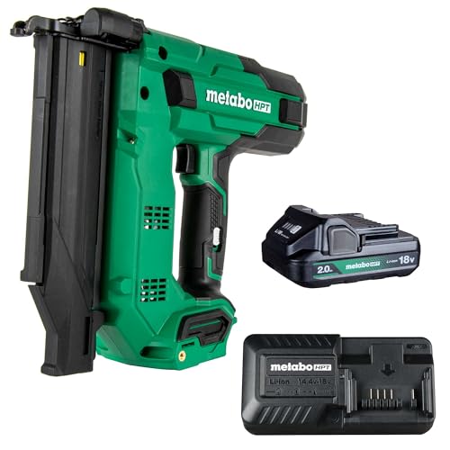 Metabo HPT 18V MultiVolt™ 18-Ga Compact Cordless Brad Nailer Kit, Includes 1-18V 2.0 Ah Battery, NT1850DG