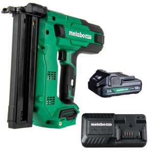 metabo hpt 18v multivolt™ 1-1/2-inch cordless narrow crown stapler kit, includes 1-18v 2.0 ah battery, n1804db