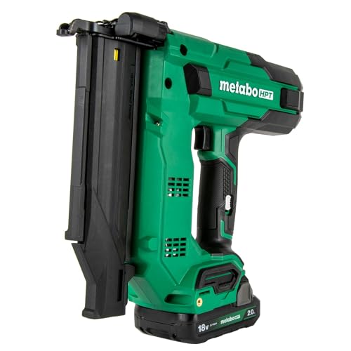 Metabo HPT 18V MultiVolt™ 18-Ga Compact Cordless Brad Nailer Kit, Includes 1-18V 2.0 Ah Battery, NT1850DG