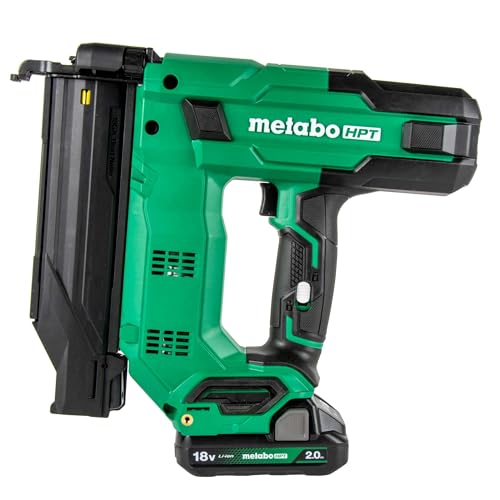 Metabo HPT 18V MultiVolt™ 18-Ga Compact Cordless Brad Nailer Kit, Includes 1-18V 2.0 Ah Battery, NT1850DG