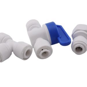 EvertechPRO Ice Maker Installation Kit with 25 Feet of Plastic Tubing and Fittings