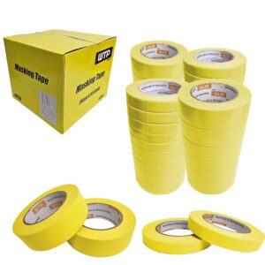 wtp tools automotive masking tape yellow color 36mm 1 1/2" 18mm 3/4" box (36mm (1 1/2") x 24pcs box)