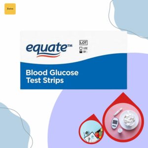 Zwivo Blood Glucose Test Strips Bundle with Equate Blood Glucose Test Strips 50ct & Travel Pouch Compatible with One Touch Ultra Test Strips, One Touch Ultra 2 Test Strips, Diabetic Test Strips