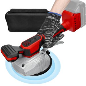 cordless tile vibration tool for milwaukee m18-18v battery, tile vibration leveling machine, 8 speed adjustable 110lb suction, for installation floor/tile/wall