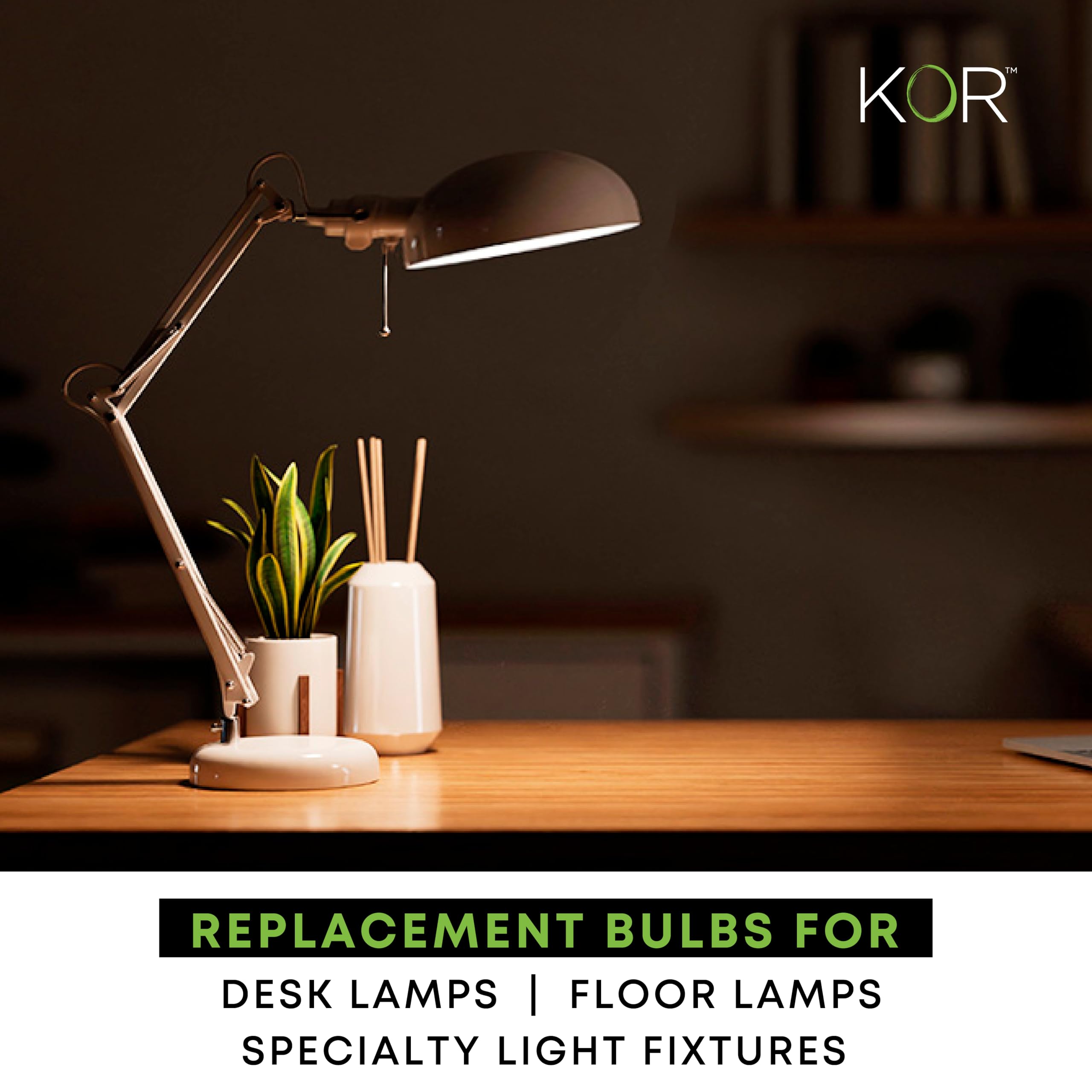 KOR Pack of 2 - FML27-65K Light Bulbs 27 Watt 4 Pin FML Lamp Replacement Bulb 6500K Natural Spectrum Daylight CFL 27W Plugin GX10Q-4 Base