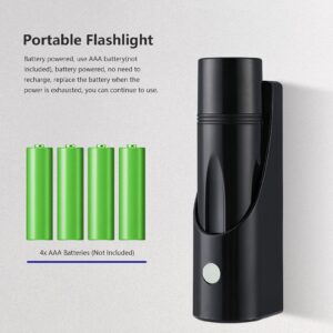 LED Rechargeable Plug in Flashlights,Emergency Lights,Flashlight LED WallMounted Battery Power Supply Low Energy Consumption Small Portable Emergency Light for Hotel Outdoor