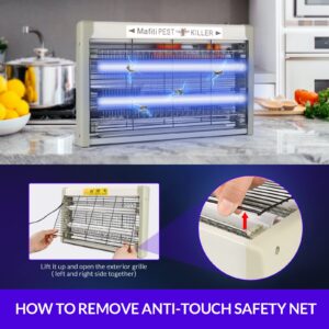 mafiti Bug Zapper Fly Traps Indoor Hanging Electric Mosquito Killer 3500V Gnats Fruit Trap for Home Restaurants Kitchen Garden