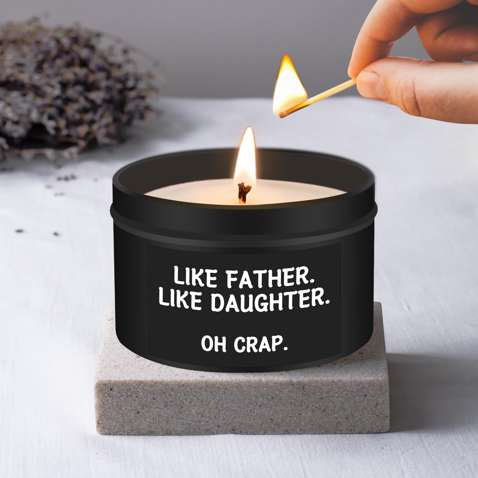 Father's Day Gifts from Daughter, Father's Day Gifts for Dad, Cool Gifts for Dads Happy Fathers Day Daddy Gift Ideas, Dad Birthday Gifts Girl Dad Gifts, Funny Dad Gifts from Daughter, Candles for Men