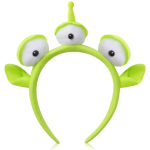 three-eyed alien monster toy headband cute plush headband headwear for themed party girls and kids (1 pcs)