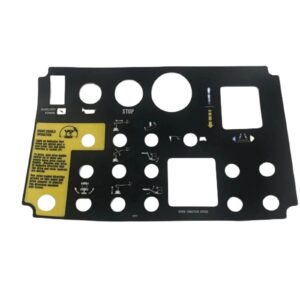 absjdfd 43036 43036gt ge-43036 decal platform control panel used for genie boom lift z-30/20n z-34/22 dc z-34/22n, silver