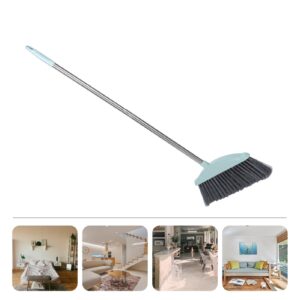 Beaupretty Heavy Duty Broom Outdoor Indoor Brooms Floor Cleaning Stainless Steel Long Handle Angle Broom for Sweeping Patio Garage Outside Deck Porch Yard Home Warehouse