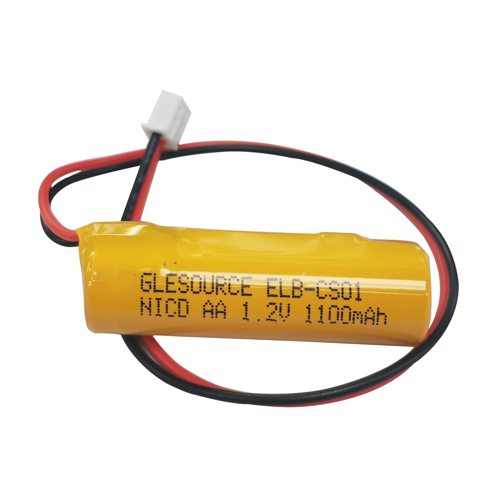 XUNTU 1.2V 1100mAh Exit Sign Emergency Light NiCad AA Battery Compatile for ELB-CS01, Unitech OSA268, EXR EL 122 C4T (2 Pack)