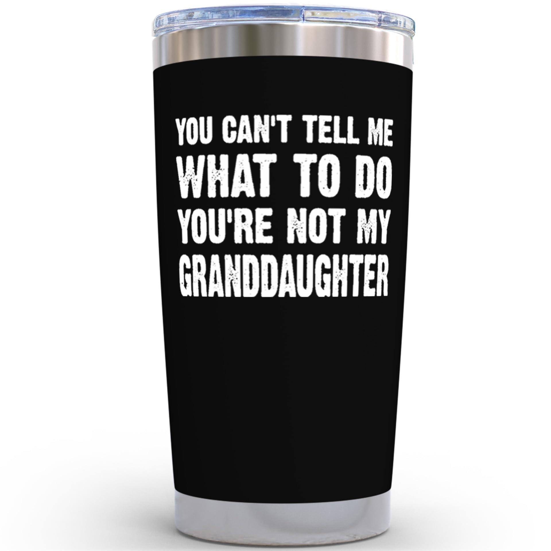 KLUBI Best Grandpa Gifts From Granddaughter - 20oz Grandpa Tumbler With Lid Grandfather Gift Best Gifts For Elderly Dad Grandpa Birthday Gifts for Grandpa Birthday Funny Grandpa Mug Grandpa Tumbler