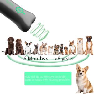 SHATWO Dog Bark Deterrent Device, Anti Barking Device for Dogs Less Than 50 lbs, Rechargeable USB Dog Bark Control Devices, No Need to Yell, Safe for Dogs Human Portable, Dog Training Behavior Aids