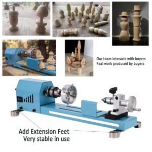 Mini Lathe Machine Multi-Purpose Lathe With Professional Tools Torno Para Madera Cutting Grinding Polishing Desktop Metal Lathes Easy To Use