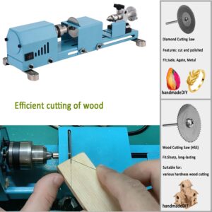 Mini Lathe Machine Multi-Purpose Lathe With Professional Tools Torno Para Madera Cutting Grinding Polishing Desktop Metal Lathes Easy To Use