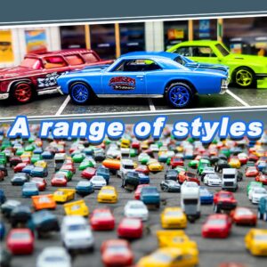 1/64 wheels and Tires Kit to Upgrade Mainline Diecast Model Cars, Premium Car Culture Real Riders Series, ABS and Rubber Material Detail-up Accessories 4 Standard 0.43In and 1 Off-Road 0.55In in A Box